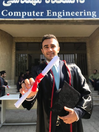 Bachelor's degree graduation at University of Tabriz